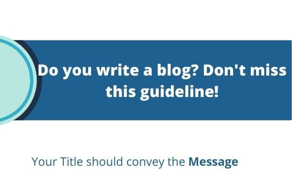 WordPress blog title